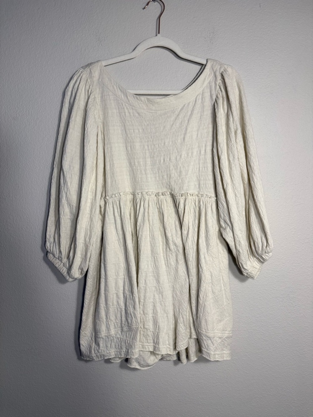 Free People Beach Beyond Obsessed Romper Cream S boho minimalist beach resort